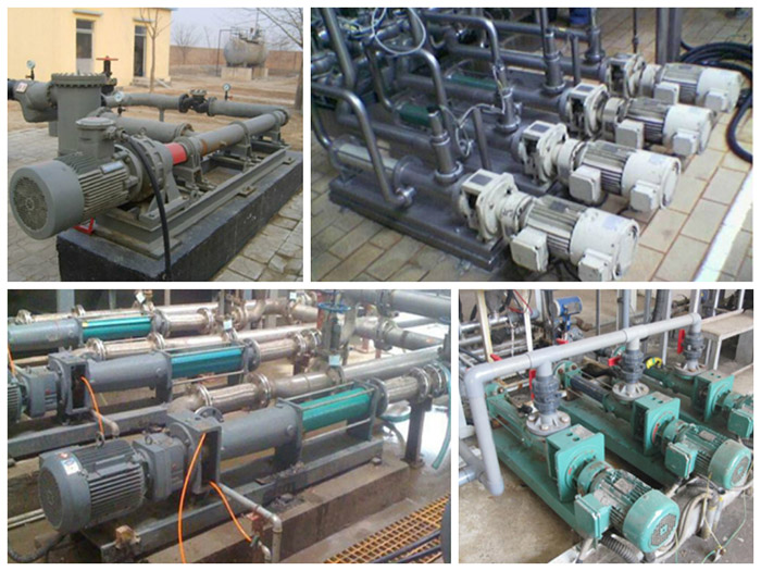 單螺杆泵使(shǐ)用現場