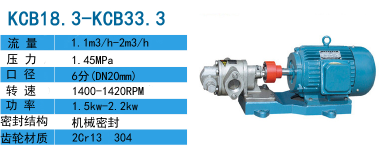 不鏽(xiu)鋼齒輪(lun)泵